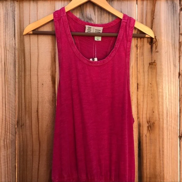 Anthropologie Saturday Sunday Tracey Ruched Pink Mini Dress Women’s Size Small - Picture 6 of 10
